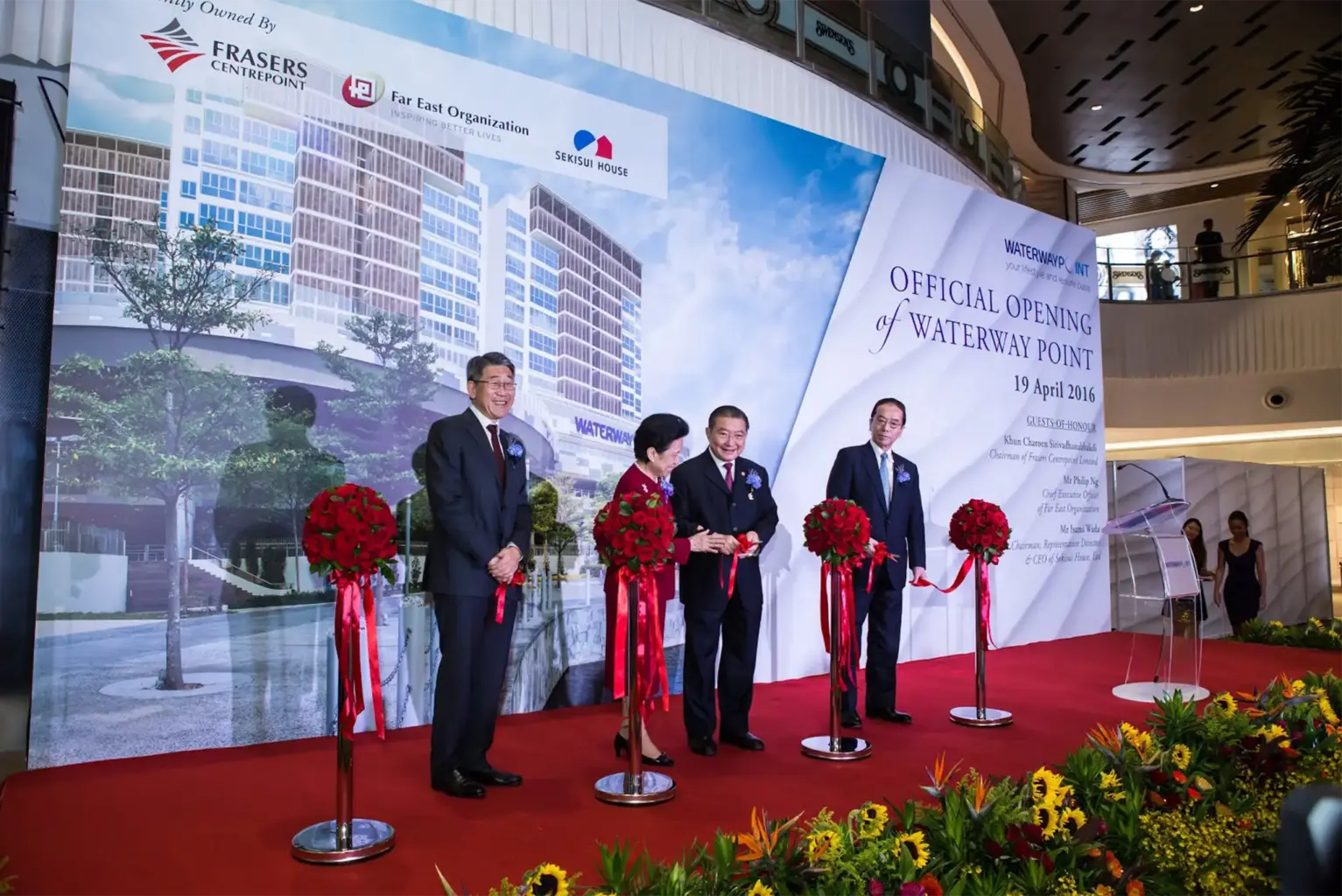 Official Opening of Waterway Point 2016 - Events Management Singapore - The Project Crew