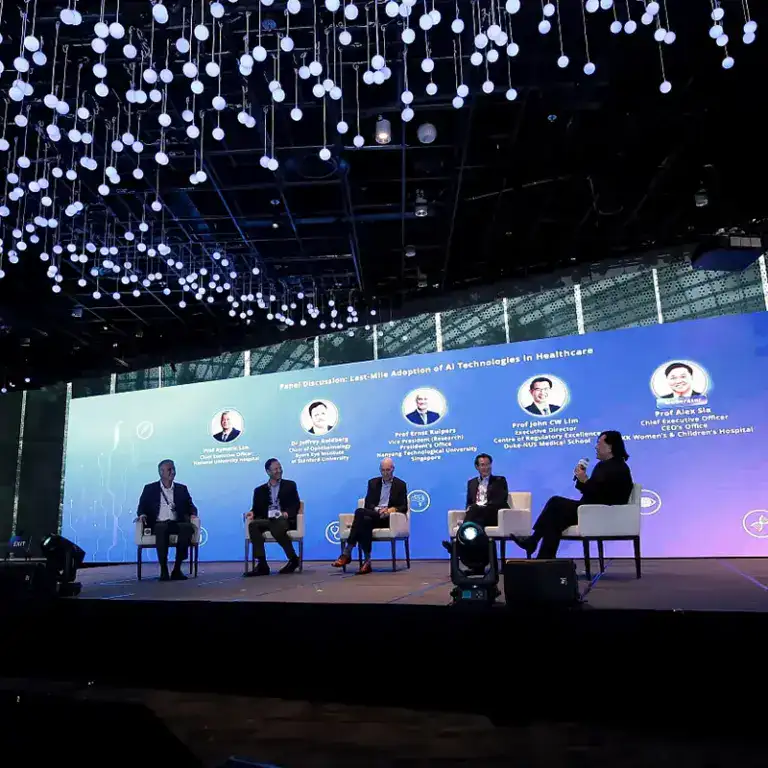 AI Health Summit 2025  panel discussion with experts on AI technology adoption in healthcare by The Project Crew