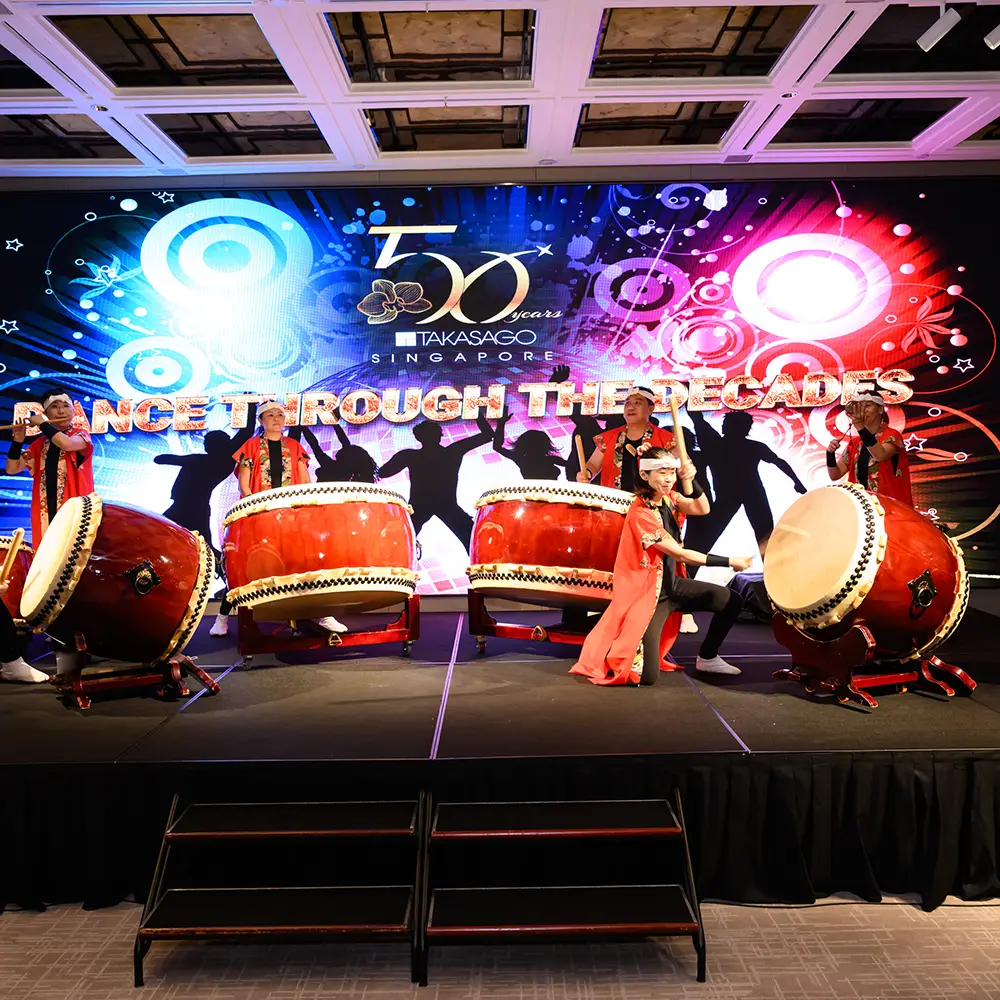 Takasago 50th Anniversary dinner at Conrad Singapore Orchard, produced by The Project Crew